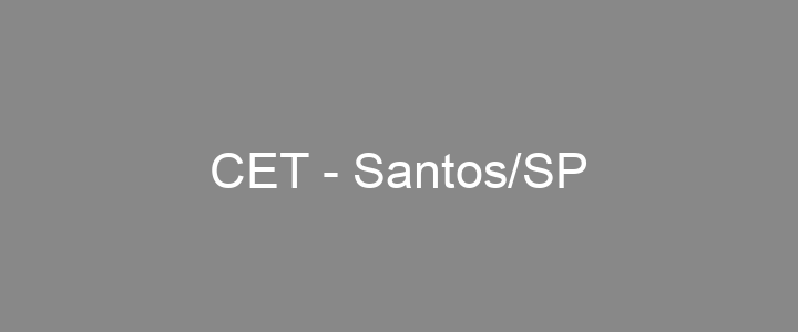 Provas Anteriores CET - Santos/SP